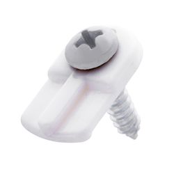 Ace White Plastic Screen Clip 8 pk