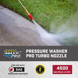 SurfaceMaxx Turbo Nozzle 4500 psi