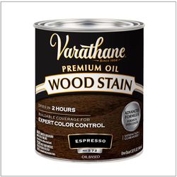 Varathane Semi-Transparent Expresso Oil-Based Urethane Modified Alkyd Wood Stain 1/2 pt