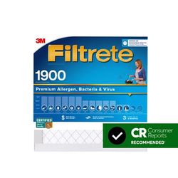 Filtrete 14 in. W X 14 in. H X 1 in. Polypropylene 1900 MPR Pleated Allergen Air Filter 1 pk