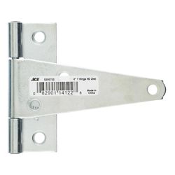 Ace 4 in. L Zinc-Plated Heavy Duty T Hinge 1 pk