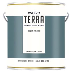 Evolve Terra Satin Verdant Vineyard Interior Latex Wall Paint Interior 1 gal