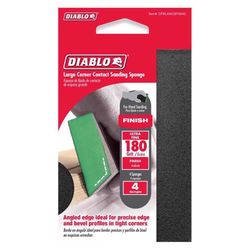 Diablo 5 in. L X 3 in. W X 1 in. 180 Grit Ultra Fine Angled Corner Sanding Sponge