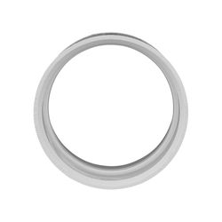 Charlotte Pipe Schedule 40 1-1/2 in. Hub X 1-1/2 in. D Hub PVC Coupling 1 pk