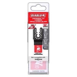 Diablo 1-1/4 in. W Carbide Oscillating Blade Metal 10 pk