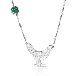 Montana Silversmiths Women's 4-H Chicken Showman Necklace