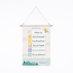 Slumberkins Routines Visual Schedule Multicolored 18 pc