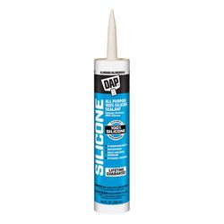 DAP Almond Silicone Rubber Door/Siding/ Window Sealant 10.1 oz