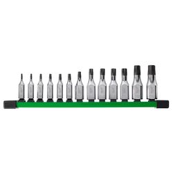 Milwaukee 1/4 and 3/8 in. drive SAE Torx Bit Socket Set 13 pc