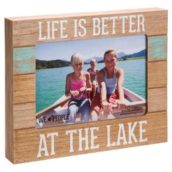 Pavilion We People Natural Brown/White MDF Picture Frame 5 x 7 in.