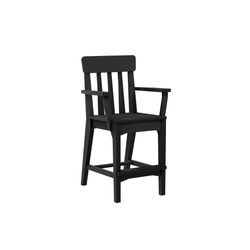Breeo 5 pc Black Poly Lumber Dining Set