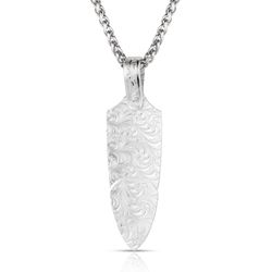 Montana Silversmiths Women's Freedom and Strength Feather Necklace