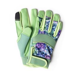 Seed & Sprout L/XL Neoprene Simply Succulent Green Gardening Gloves
