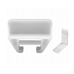 Prime-Line 1-1/8 in. L Polyethylene Center Guide Drawer Track Guide 2 pk