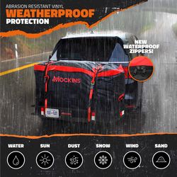 Mockins 48x18x6 Hitch Carrier w/ Cargo Bag & Packing Cubes Hitch Cargo Carrier Set 1 pk