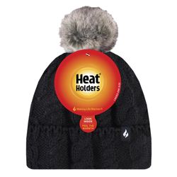 Heat Holders Roll Up Pom Pom Hat 1 pk