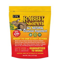 Epic Products Rabbit Scram Animal Repellent Granules For Rabbits 6 lb