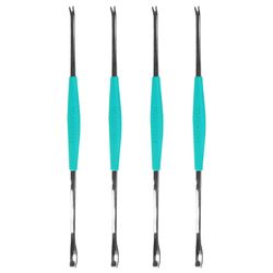 Toadfish Blue/Silver Plastic/Stainless Steel Seafood Forks
