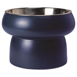 Pet Shop by Fringe Studio Navy Blue Ceramic 1.5 cups Pet Bowl For Dogs