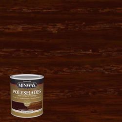 Minwax PolyShades Semi-Transparent Satin Mission Oak Oil-Based Stain/Polyurethane Finish 1 qt