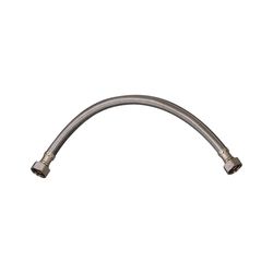 Plumb Pak 1/2 in. Compression in. X 1/2 in. D FIP 12 in. Stainless Steel Faucet Supply Line