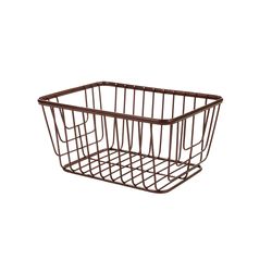 Spectrum Ashley 11.5 in. L X 8.5 in. W X 5.5 in. H Brown Storage Basket