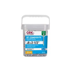 GRK Fasteners No. 8 X 2-1/2 in. L Star Climatek Coarse Trim Screws 560 pk