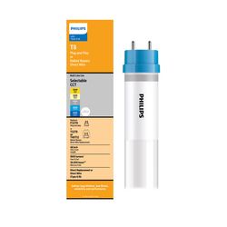 Philips LED Multi-CCT 48 in. G13 T8 Linear Light Bulb 32 Watt Equivalence 2 pk