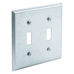 Southwire Square Steel 2 gang 4 in. H X 4 in. W Box Cover