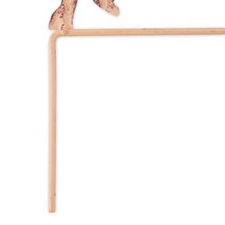 Zingz & Thingz Natural Iron 13.25 in. H X 14.25 in. L X 1.5 in. W Pig Outdoor Garden Stake