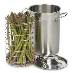 RSVP International Endurance Stainless Steel Boiling Pot 5-1/2 in. 3 qt Silver
