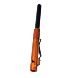 Outdoor Element Black/Orange Fire Flute 0.5 in. H X 0.6 in. W X 5.75 in. L 1 pk
