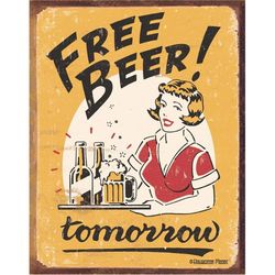 Desperate Enterprises 16 in. H X 12.5 in. L Tin Sign