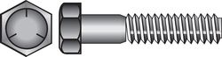 HILLMAN 1 in. D X 3 in. L Heat Treated Zinc Steel Hex Head Cap Screw 10 pk