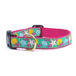 Up Country Green Reef Nylon Dog Collar Medium