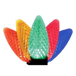 Holiday Bright Lights LED PS C9 Multicolored 25 ct Christmas Light Bulbs