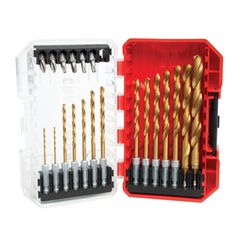 CRAFTSMAN Titanium Nitride Coating Drill and Driver Bit Set Hex Shank 21 pc