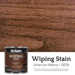 Old Masters Semi-Transparent American Walnut Oil-Based Wiping Stain 1/2 pt