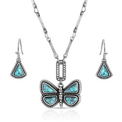 Montana Silversmiths Women's Set Me Free TQ Jewelry Sets