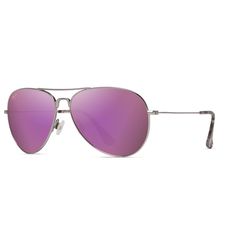 Maui Jim Mavericks Sunglasses Unisex Rose Gold Frame Maui Sunrise Lens Polarized