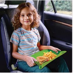 Jokari Green Silicone Mess Snack Tray