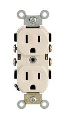 Leviton 15 amps 125 V Light Almond Outlet 5-15R 1 pk