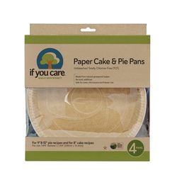 If You Care Brown Paper Cake and Pie Pans