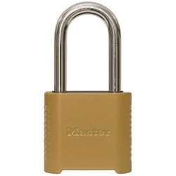 Master Lock 1.13 in. H X 2 in. W X 6.5 in. L Steel 4-Digit Combination Combination Padlock