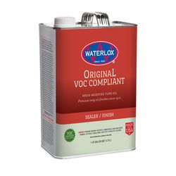 Waterlox Medium Clear Fully-Transparent Oil-Based Compliant Sealer Finish 1 qt