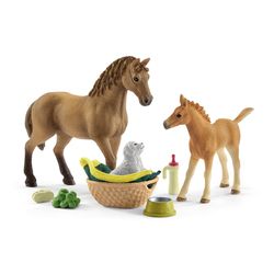 Schleich Horse Club Sarah'S Baby Animal Care Toy Multicolored