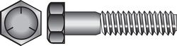 HILLMAN 1/2 in. D X 1-3/4 in. L Heat Treated Zinc Steel Hex Head Cap Screw 25 pk