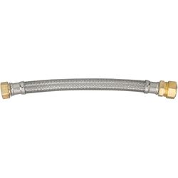 Ace 7/8 in. Compression X 3/4 in. D FIP 18 in. Braided Stainless Steel Water Heater Supply Line