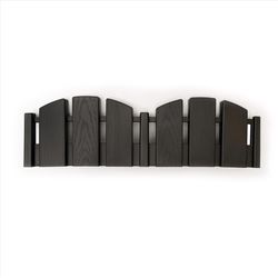 EasyFlex 10 ft. L X 4.5 in. H Plastic Black Landscape Edging Kit