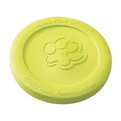 West Paw Zogoflex For Dog Green Plastic Zisc Disc Frisbee Small 1 pk
